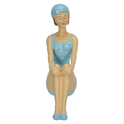 Figurine de maillots de bain en résine rétro