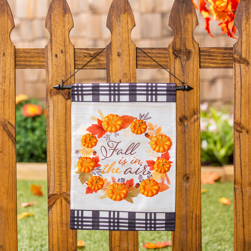 Drapeau de jardin en lin 18 x 13 po Eire-Martina