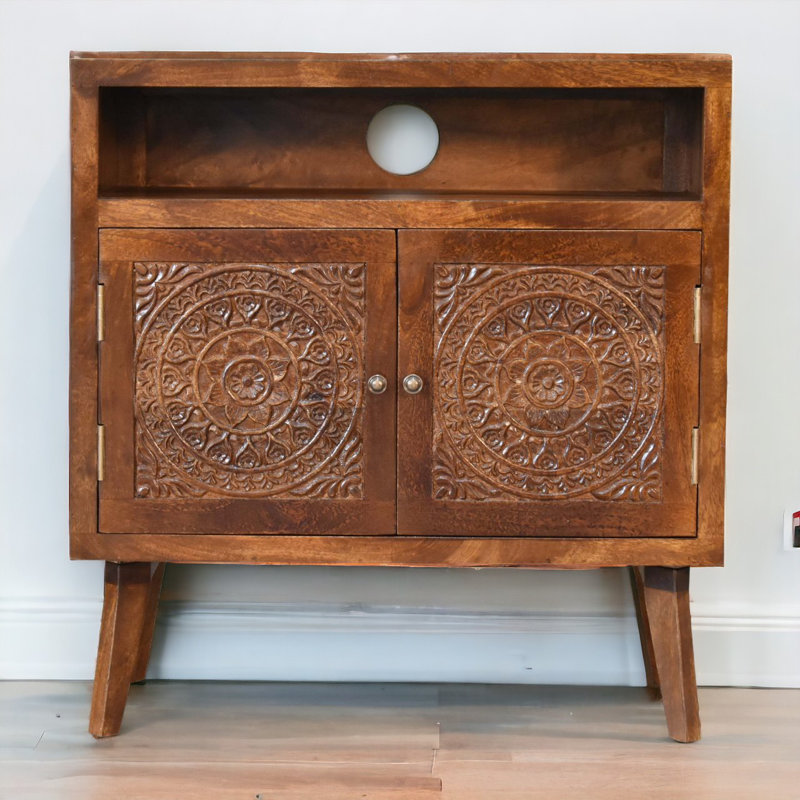 Tidaholm Solid Wood 2 - Door Standard Accent Cabinet