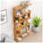 Modern 5-Tier Open Bookcase - Dark Oak MDF Vertical Storage Shelf for Living Room, Home Office & Bedroom Decor