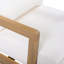 Fauteuils club d'extérieur en bois d'acacia Sevara