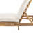 Patio 5-Position Adjustable Backrest Double Chaise Lounge With Cushion And Folding Side Trays For 2 People,  For Poolside Garden-168853038