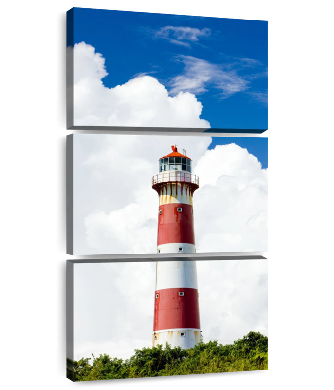 South Point Lighthouse, 27" H x 12" W