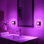 Dimmable Purple Night Light Plug In Nightstand Light