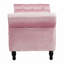 Banc de rangement en velours avec accoudoirs-2026340634