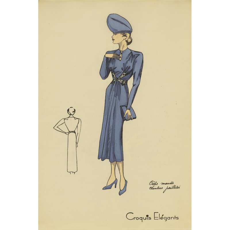 Ladies Fashion III - Wrapped Canvas Art Prints, 91cm H x 61cm W x 3.8cm D