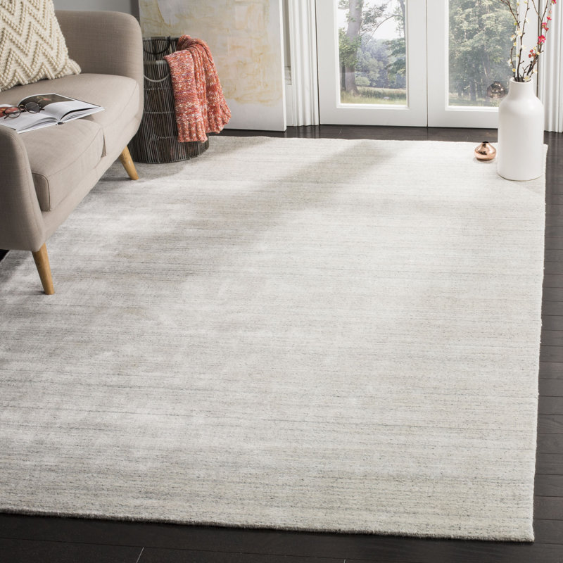 Tapis rayé tissé à la main Lavonia, Rectangle 4 pi x 6 pi