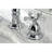 Kingston Brass Hamilton Two-Handle 3-Hole Deck Mount Widespread Bathroom Faucet with Brass Pop-Up Drain-50824191
