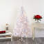 Arbre de Noël artificiel pin blanc avec lumières claires-303884792