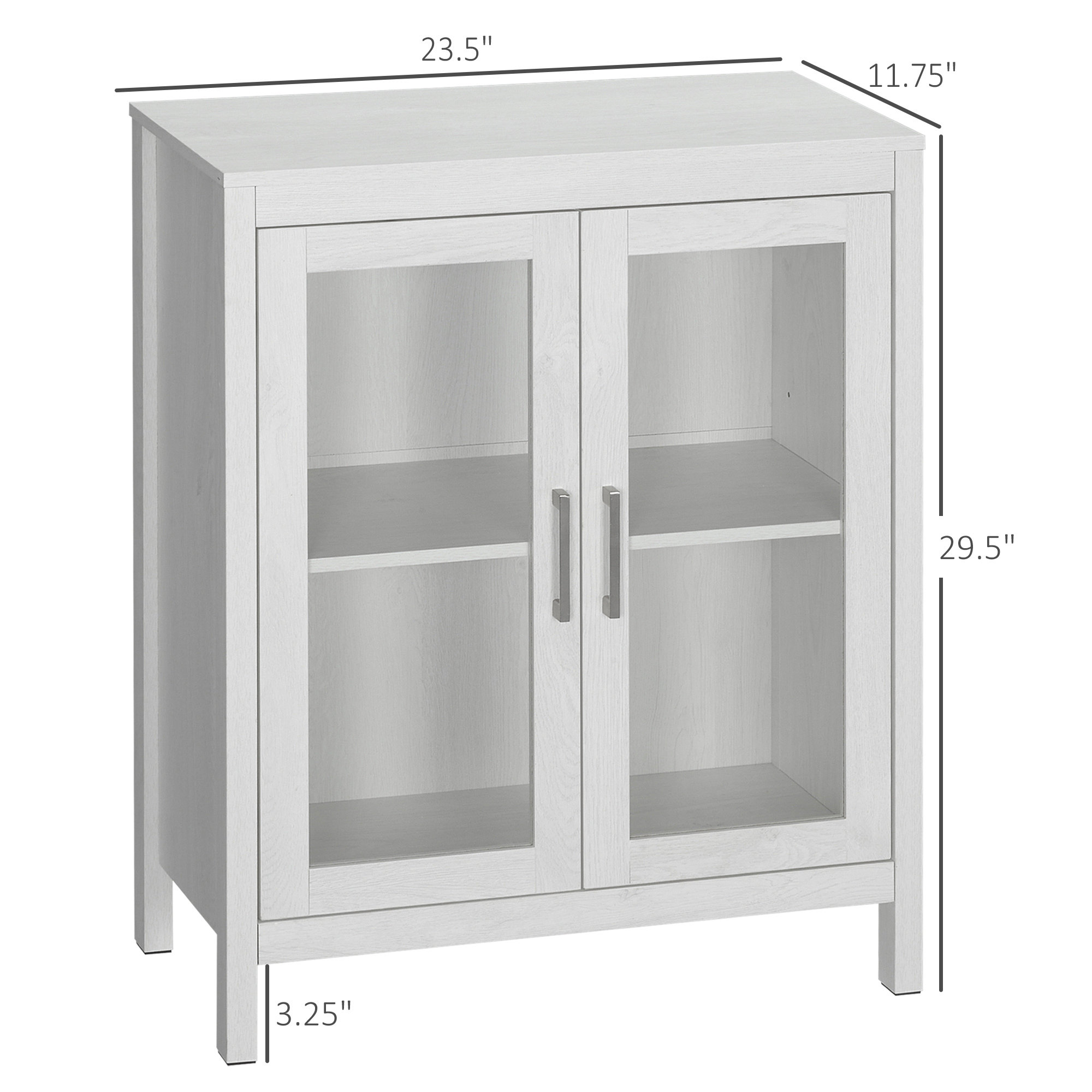 Drostan Bathroom Cabinet, White