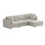 Canapé modulaire de 113 po avec repose-pieds et coussins épais de 113 po-1781778166-1781778152