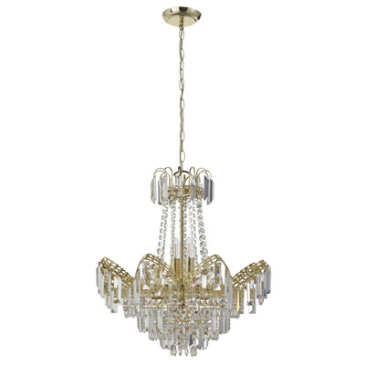 Slatington 9-Light Crystal Chandelier