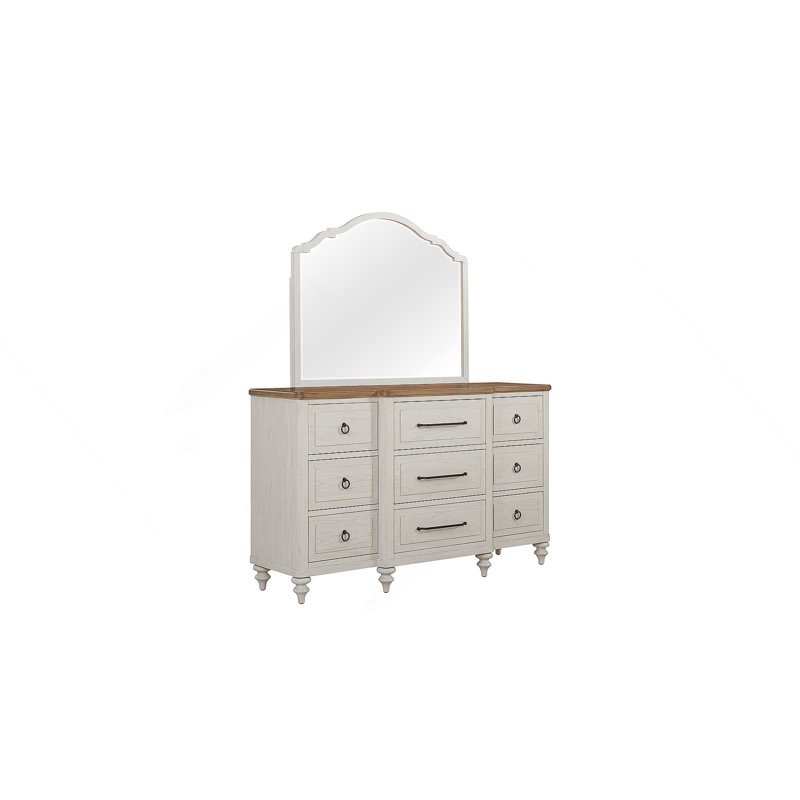 Shaped Mirror - Cement