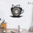 13 In. Latte Mug Quartz Clock
