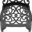 7 meubles de patio noirs avec coussins d'exposition - aluminium flexible