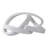 Decorative Abstract Circular Loop Statue Sculpture For Home Decor - Contemporary Decorative Objects For Living Room And Tabletop Styling - 16", White