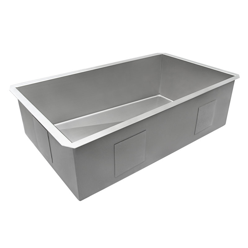 Évier de cuisine en acier inoxydable Ruvati, L 19 po x l 32 po