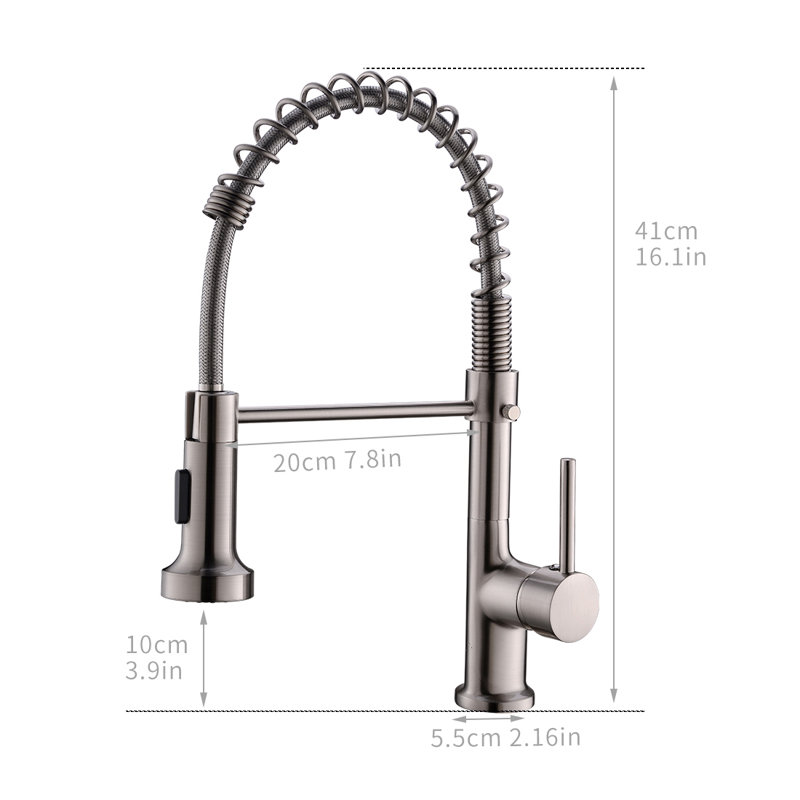 Clihome Pull Down Kitchen Faucet