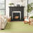 Anerinda Solid Hand Loomed Wool/Cotton Area Rug in Green-1166529249