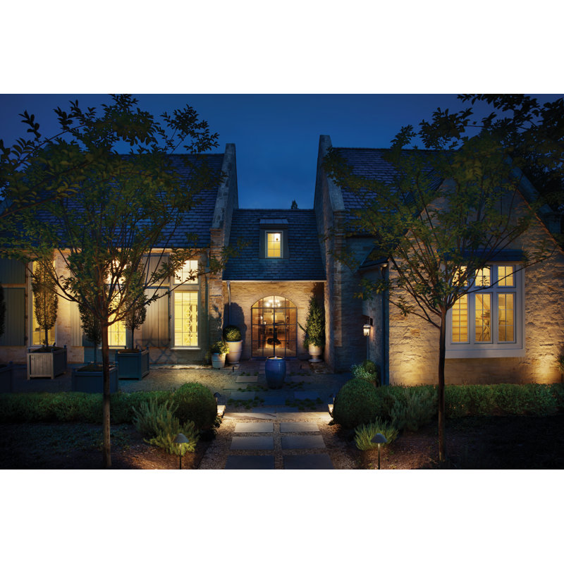 Matte Bronze 1-Light Cast Brass Landscape Well Light