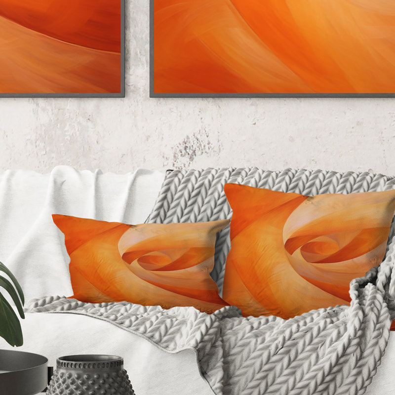 Coussin Tangerine Twist Spiral - Abstract Spirals