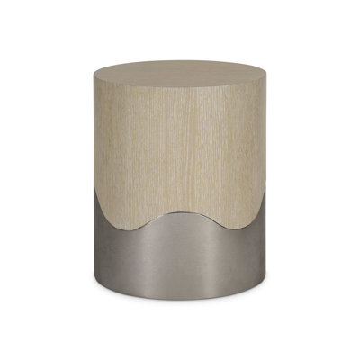 Solaria Solid Wood Top End Table