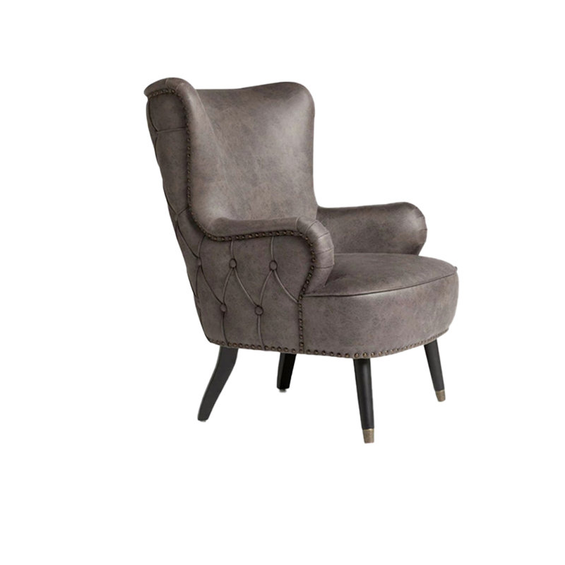 Fauteuil inclinable de style moderne avec cadre en bois massif