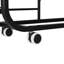 Lit pliant de 75 po x 46 po de large avec tête de lit réglable, matelas en mousse à mémoire de forme de 5 po, lit d'invité robuste sur roulettes pour les personnes de grande taille, cadre en métal de lit industriel spacieux et simple, installation f