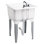 Mustee Utilatub Freestanding 23 in. Utility Sink Combo Kit with 6 in. Faucet