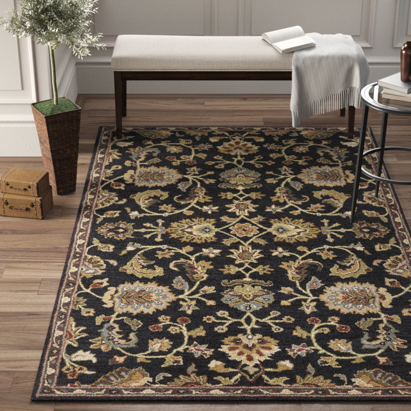 Tapis en laine touffeté Rathburn, Rectangulaire 9 pi x 13 pi