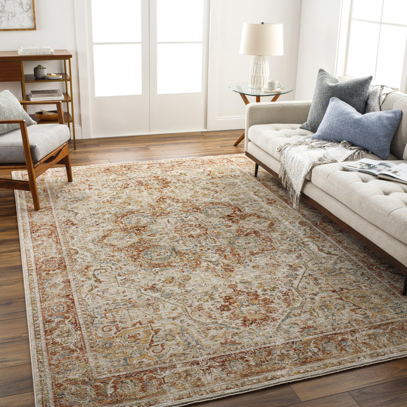 Oriental Indoor Rug, Round 6'7"