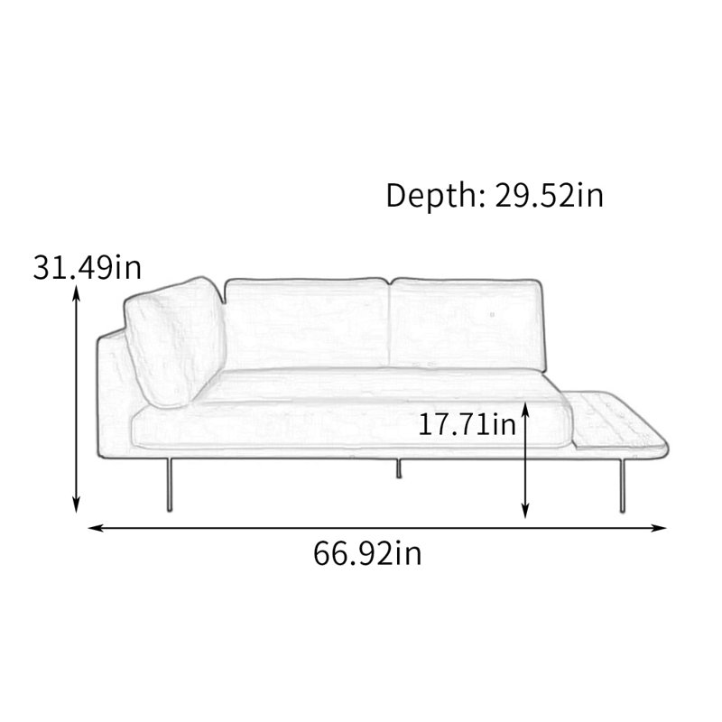 Medon, Orienté à gauche (vu de face), Mélange de polyester gris-vert