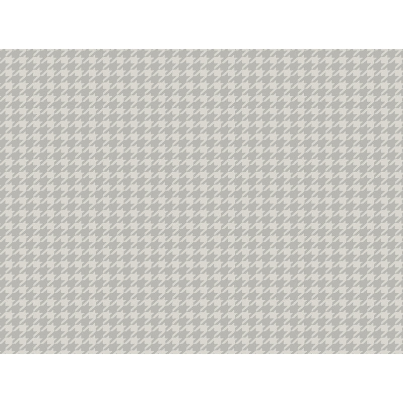 Watson Dark Grey Houndstooth Wallpaper, Gray