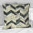 Beige Grey Chevron II - Transitional Throw Pillow-108572646
