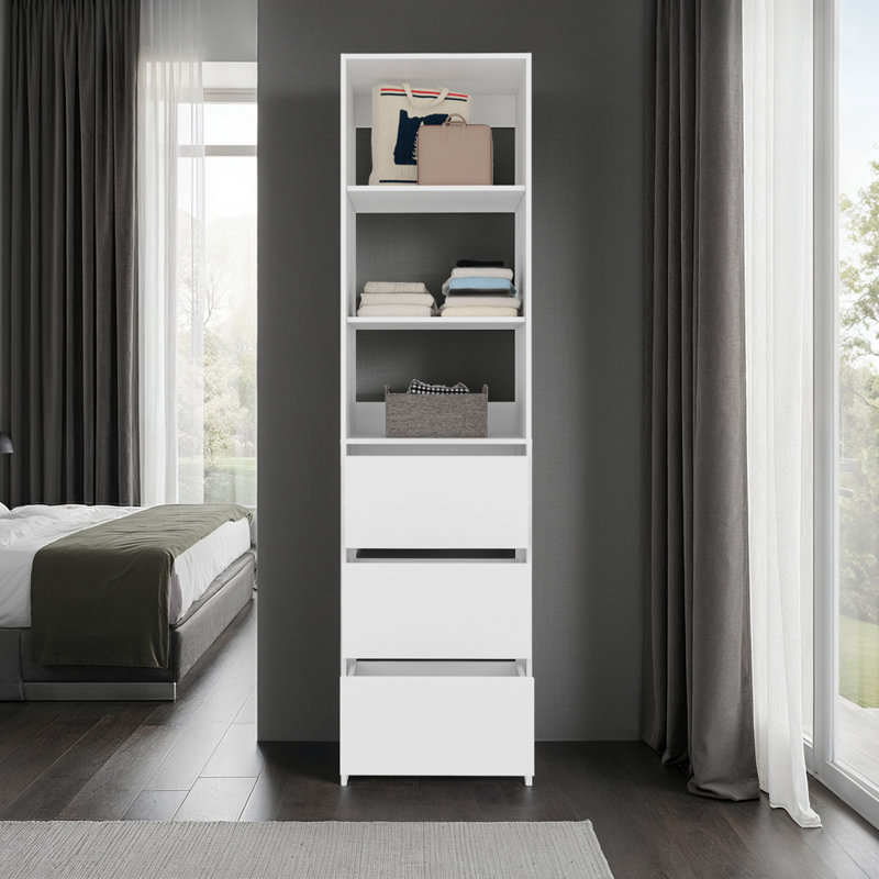 «Maplewood Closet Boost», chambre à coucher, blanc