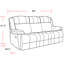 Canapé inclinable électrique et deux fauteuils inclinables Milladore-109213279