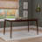Eickhoff 6-Person Rectangular Solid Wood Dining Table-1995709762
