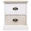 Almus 38cm W Solid Wood Bedside Table