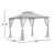 Bamboo Gazebo Replacement Canopy Top ONLY-39308098-39336624