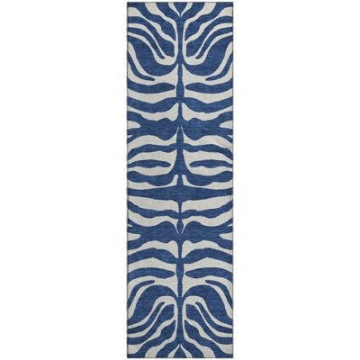 Premium Machine Washable Goulven AMF1042 Animal Print Rug