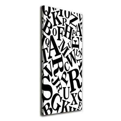 Alphabet - Wrapped Canvas Print