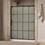 Rely 77 In. H Sliding Shower Door With 3/8 In.-Thick Glass1