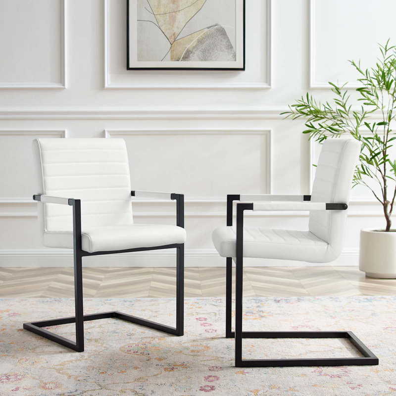 Chaises de salle à manger Savoy, Blanc