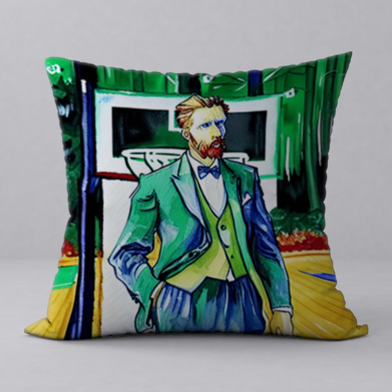 Reversible Throw Pillow, 22"x22"