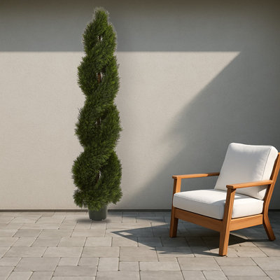 Double Pond Cypress Spiral Top Artificial Tree