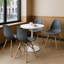 Chaise d'appoint pour bureau de cuisine Josclyn-723521801