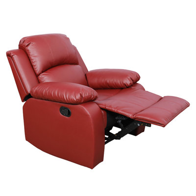 Azuredee 38.5" Wide Faux Leather Manual Standard Recliner by Latitude Run