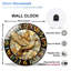 Horloge murale rétro 12 po