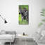 Three Zebras - Wrapped Canvas Print