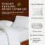Ensemble de housse de couette 3 pièces BedVoyage - 100% viscose de bambou - Froid et léger-707494292-707494289